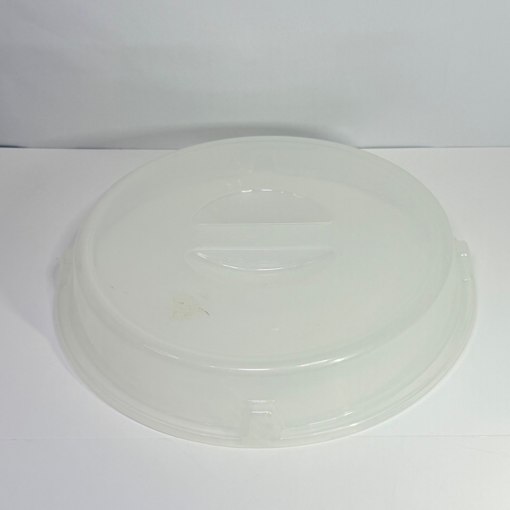 Corelle Coordinates Translucent White Vented Microwave Splatter Cover Lid 10.25"
